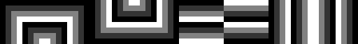 A picture of the eight tiles needed to draw the previous screenshot.